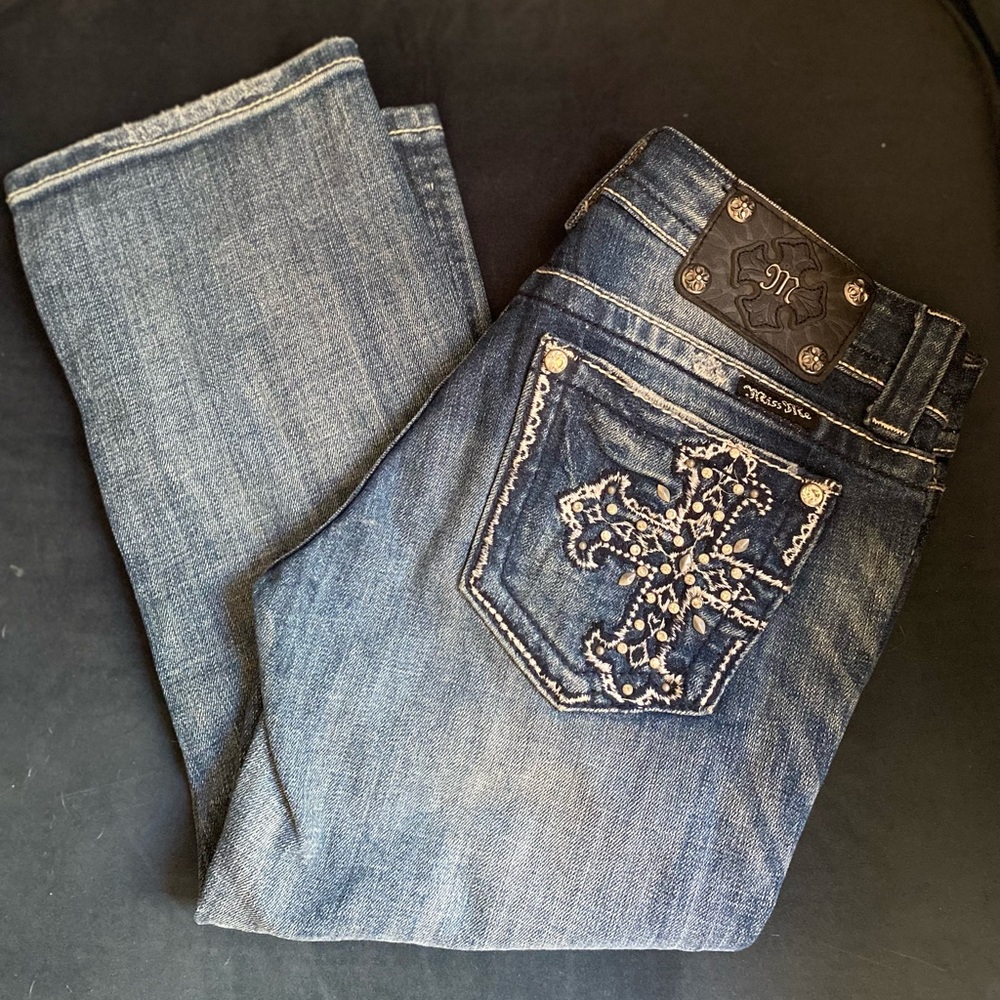 Miss Me Cropped Denim